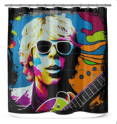 Performing With Sonic Artistry Shower Curtain - Beyond T-shirts